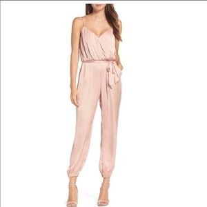 Bardot satin jumpsuit Sz sm
